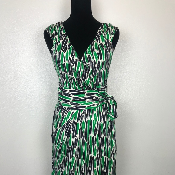 diane von furstenberg green dress